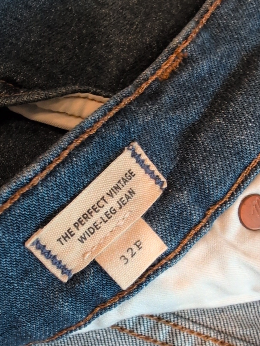 Madewell The Perfect Vintage Wide Leg Jeans Petite - Picture 7 of 9